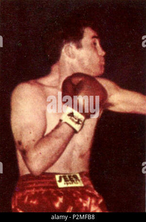 . Figurina/adesivo CAMPIONI DELLO SPORT 1967/68-n. 463 - WINSTONE -PUGILATO . 1967 o versioni precedenti. Unknown 39 Howard Winstone 1967 Foto Stock