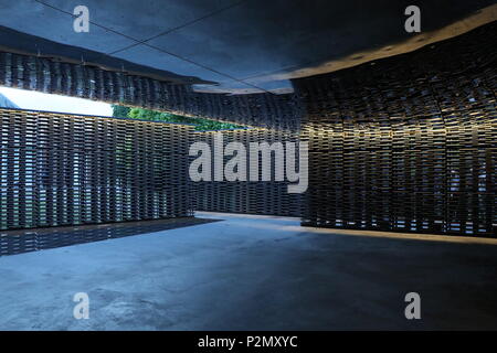 Serpentine Pavilion progettato da Frida Escobedo Foto Stock