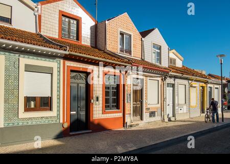 Il Portogallo, Regione centrale, Aveiro, la piccola Venezia del Portogallo Foto Stock