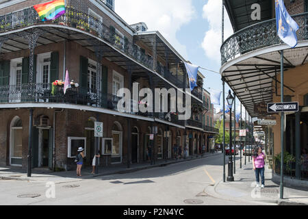 Quartiere Francese di New Orleans Foto Stock
