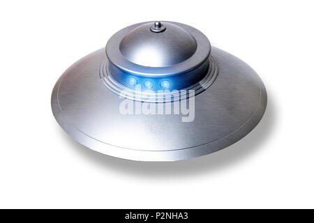 Vista ravvicinata della classic dome ufo piattino. Foto Stock