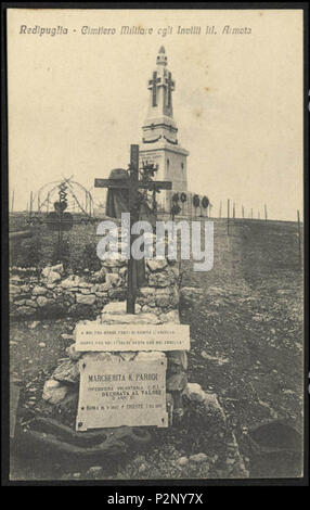 . Italiano: Redipuglia - Cimitero Militare degli Invitti III. Armata (Margherita Kaiser Parodi) . circa 1920. 75 sconosciuto Redipuglia - Cimitero Militare degli Invitti III. Armata (Margherita Kaiser Parodi) Foto Stock