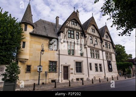 Francia, Marne, Reims, vista dall'esterno dell'hotel Le Vergeur Foto Stock