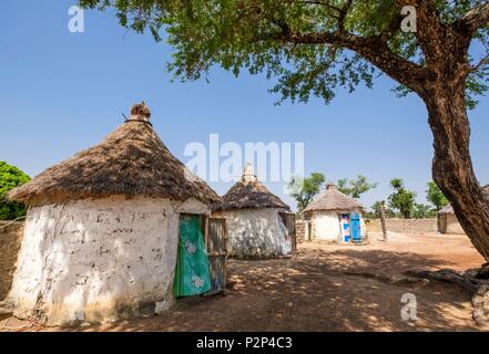 Il Burkina Faso, Regione di Cascades, Tengrela, Le Rencard campeggio Foto Stock