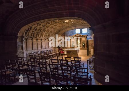 Francia, Aveyron, Rodez, gotica Cattedrale di Notre Dame, Saint Soulier e Saint Sacrement cappella Foto Stock