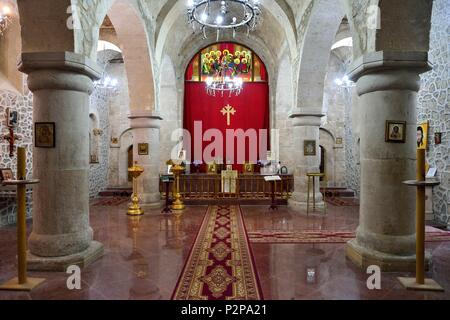 Azerbaigian, Qabala regione, Nij, Albanian-Udi Jotari chiesa di St Elisey Foto Stock