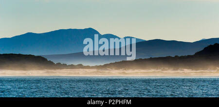Ocean in Van Dyks Bay presso sunrise, Provincia del Capo Occidentale, Sud Africa Foto Stock