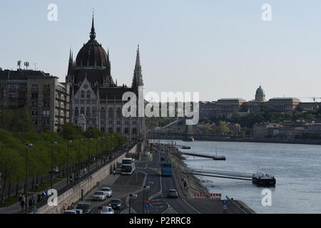 Ungherese del Palazzo del Parlamento Foto Stock