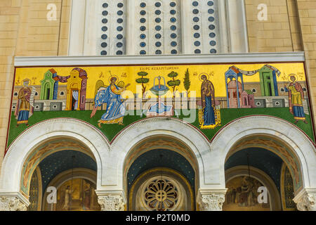 Metropolitan principali Cattedrale greco-ortodossa Atene Grecia Foto Stock