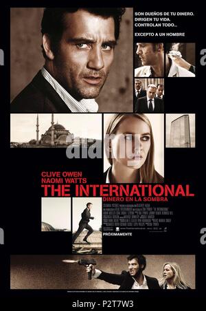 Pellicola originale titolo: INTERNATIONAL. Titolo inglese: INTERNATIONAL. Regista: Tom Tykwer. Anno: 2009. Credito: RELATIVITY MEDIA/ATLAS ENTERTAINMENT/MOSAIC MEDIA GROUP/ / Album Foto Stock