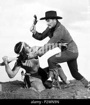 Pellicola originale titolo: Rocky Mountain. Titolo inglese: Rocky Mountain. Regista: WILLIAM KEIGHLEY. Anno: 1950. Stelle: Errol Flynn. Credito: WARNER BROTHERS / Album Foto Stock