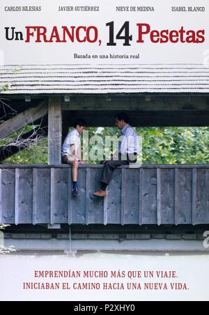 Pellicola originale titolo: ONU FRANCO, 14 pesetas. Titolo inglese: varcare le frontiere. Regista: Carlos Iglesias. Anno: 2006. Credito: ADIVINA PRODUCCIONES S.L. / Album Foto Stock