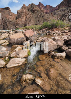 Il granito rapide nel Parco Nazionale del Grand Canyon, Arizona. Foto Stock