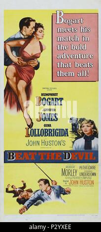 Pellicola originale titolo: Beat the Devil. Titolo inglese: Beat the Devil. Regista: John Huston. Anno: 1953. Credito: United Artists / Album Foto Stock