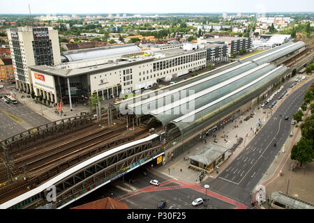 Berlino, Germania, vista la stazione Spandau Foto Stock