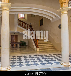 Il centro artistico di Reina Sofia, il museo, Cadice, Andalusia, Spagna Foto Stock