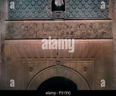 -DET ESCRITURA. Posizione: ALHAMBRA-PUERTA DE LA JUSTICIA, Granada, Spagna. Foto Stock