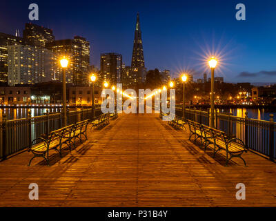 Pier 7 San Francisco Foto Stock
