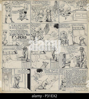 -Buster marrone-. È divertente essere un Boy Scout è divertente essere è la cosa più grande del mondo. Io dico che è Foto Stock