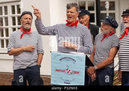 Essex, Regno Unito, 16 giugno 2018. Wivenhoe Regata Credito: Alan Collins/Alamy Live News Foto Stock