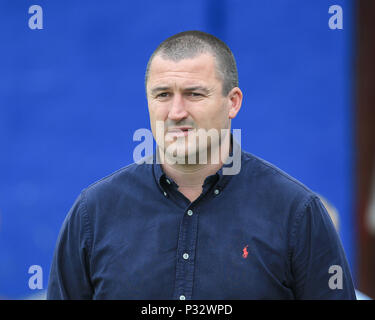 Wakefield, Regno Unito, domenica 17 giugno 2018 , Mobile Rocket Stadium, Wakefield, Inghilterra; Betfred Super League, Wakefield Trinity v Warrington lupi; Chris Chester head coach di Wakefield Trinity Credit: News immagini /Alamy Live News Foto Stock