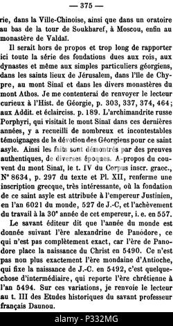 07.Mlanges asiatiques tirs du Bulletin de l'Acadmie impriale des sciences de San-Ptersbourg. p.375 Foto Stock