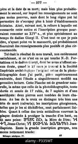 09.Mlanges asiatiques tirs du Bulletin de l'Acadmie impriale des sciences de San-Ptersbourg. p.377 Foto Stock