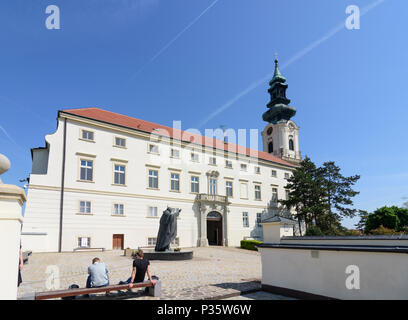 Nitra (Neutra): Nitra castello, San Emmeram la cattedrale, il palazzo vescovile in Slovacchia, , Foto Stock