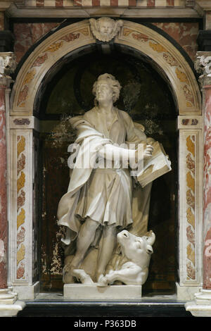 Altare di San Luca Evangelista nella cattedrale di Zagabria Foto Stock