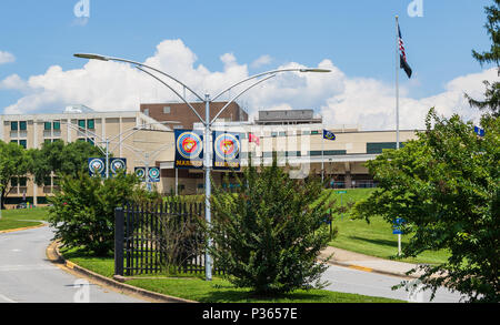 ASHEVILLE, NC, Stati Uniti d'America-10 18 giugno: un Veterans Administration Hospital, il Charles Grove Medical Center. Foto Stock