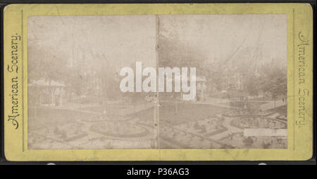 68 Clarendon Hotel Park, Saratoga, N.Y, da Robert N. Dennis raccolta di vista stereoscopica Foto Stock