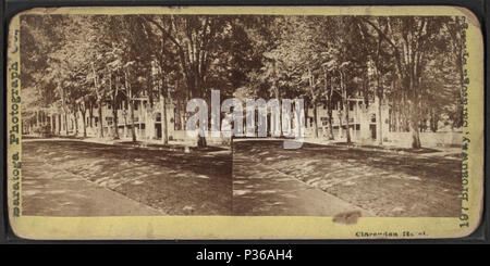 . The Clarendon Hotel. Copertura: [1870?-1879?]. Fonte impronta: Saratoga Springs, N.Y. : Fotografia di Saratoga Co., [1870?-1879?]. Elemento digitale pubblicata 12-1-2005; aggiornato 5-18-2009. 68 The Clarendon Hotel, da Saratoga Fotografia Co. Foto Stock