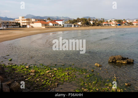 Playa de narici, Puerto de Mazarrón, Murcia, Costa Calida, Spagna. Foto Stock