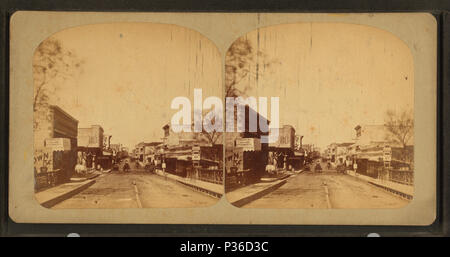 . Commerce Street. Titolo alternativo: viste in ed intorno a San Antonio : le piazze e le strade di San Antonio. Creato: 1876-1879. Copertura: 1865?-1880?. Fonte Imprint: 1865?-1880?. Elemento digitale pubblicata 12-1-2005; aggiornato 5-18-2009. 72 Commerce Street, da Doerr &AMP; Jacobson Foto Stock