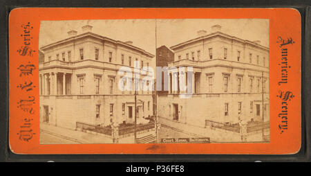 . Casa Corte. Titolo alternativo: American viste. Copertura: 1858?-1890?. Fonte impronta: 1858?-1890?. Elemento digitale pubblicata 7-18-2005; aggiornato 2-12-2009. 78 Casa Corte, da Robert N. Dennis raccolta di vista stereoscopica 3 Foto Stock