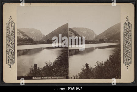 84 Delaware Water Gap, Pennsylvania, dal continente società stereoscopica Foto Stock