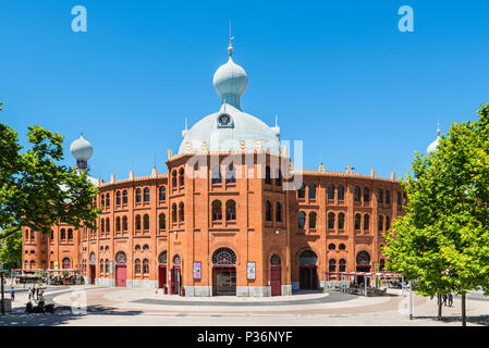 Lisbona, Portogallo - 19 Maggio 2017: Campo Pequeno Arena Corrida Arena a Lisbona, Portogallo. I tori vengono uccisi non ho il portoghese le corride. Ospita inoltre c Foto Stock