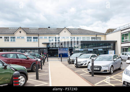Ingresso principale di Leighton hospital di Crewe Cheshire Regno Unito Foto Stock