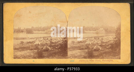 100 Fairmount opere idriche, Philadelphia, da Langenheim, Loyd &AMP; Co. Foto Stock