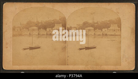 100 Fairmount opere idriche, Philadelphia, da Robert N. Dennis raccolta di vista stereoscopica Foto Stock