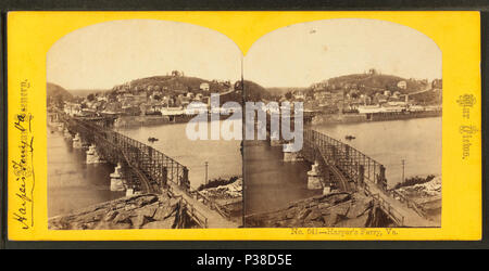 . Harper's Ferry, Va. titolo alternativo: American scenario : viste in guerra. Copertura: 1859?-1885?. Fonte impronta: 1859?-1885?. Elemento digitale pubblicata 1-25-2006; aggiornato 2-13-2009. 137 Harper's Ferry, Va, da Robert N. Dennis raccolta di vista stereoscopica 2 Foto Stock