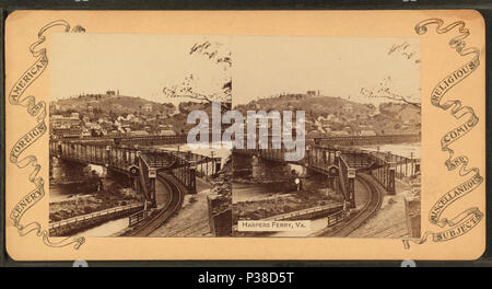 . Harper's Ferry, Va. titolo alternativo: e estera americana scenario. Copertura: 1859?-1885?. Elemento digitale pubblicata 1-25-2006; aggiornato 2-13-2009. 137 Harper's Ferry, Va, da Robert N. Dennis raccolta di vista stereoscopica 4 Foto Stock