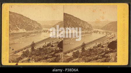 137 Harper's Ferry, Virginia scenario. (Da Bolivar altezze.), da Robert N. Dennis raccolta di vista stereoscopica Foto Stock