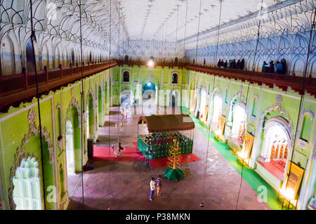 All'interno dell'bhool bhulaiya complesso nella bara imambara lucknow Foto Stock