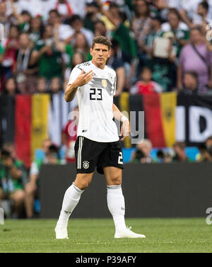 Mario GOMEZ (GER) - Germania (GER) - Città del Messico (MEX), preliminare Gruppo F, gioco 11, su 17.06.2018 a Mosca, Coppa del Mondo di Calcio 2018 in Russia dal 14.06. - 15.07.2018. | Utilizzo di tutto il mondo Foto Stock