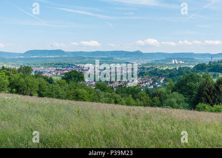Nuertingen città in Germania Foto Stock