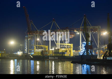 Odessa, Ucraina, container terminal nell'impianto portuale di Odessa Foto Stock