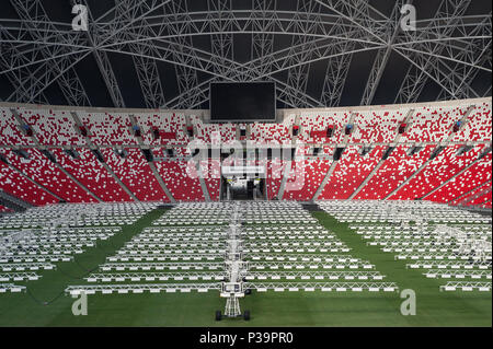 Singapore Repubblica di Singapore, in vista del National Stadium Foto Stock