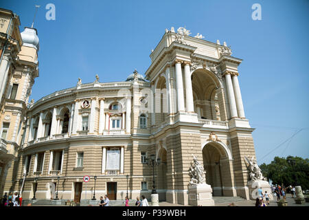 Odessa, Ucraina, l'opera house nel centro della città Foto Stock