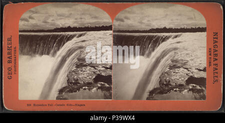 143 Cascata Horseshoe, Canada lato, Niagara, da Barker, George, 1844-1894 Foto Stock